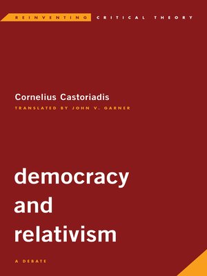 cover image of Democracy and Relativism